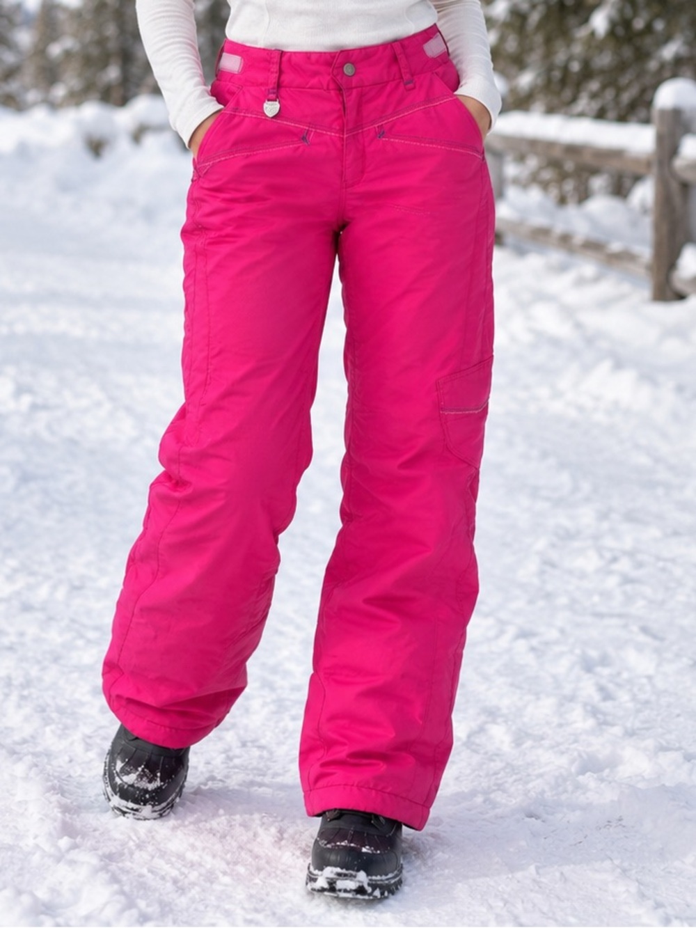Goldwin Women’s Pink Insulated Ski Snowboard Snow Pants Size M